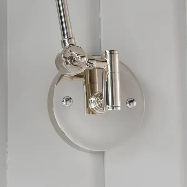 Lehal Swing Wall Light in Polished Nickel Finish