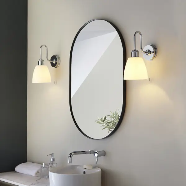Piper Chrome Arch Wall Light