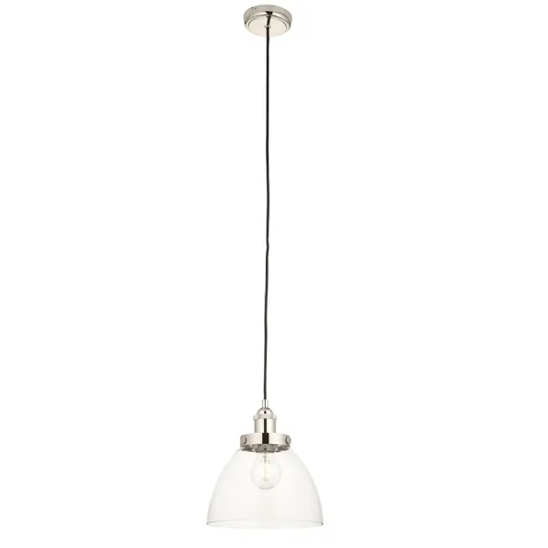 Hansen Small Pendant in Bright Nickel