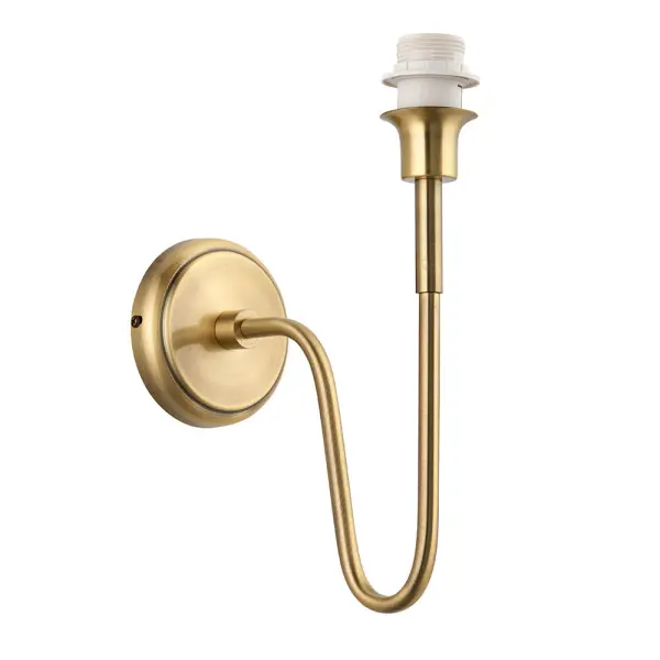 Rouen Wall Fitting in Antique Brass Bracket Only