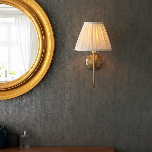 Rouen Wall Fitting in Antique Brass Bracket Only