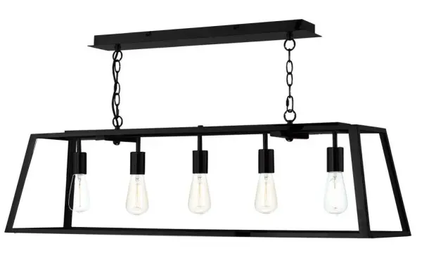 Academy 5-Light Black Pendant