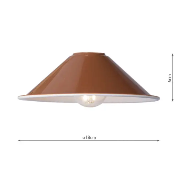 Accessory Metal Gloss Red/Umber Shade Only