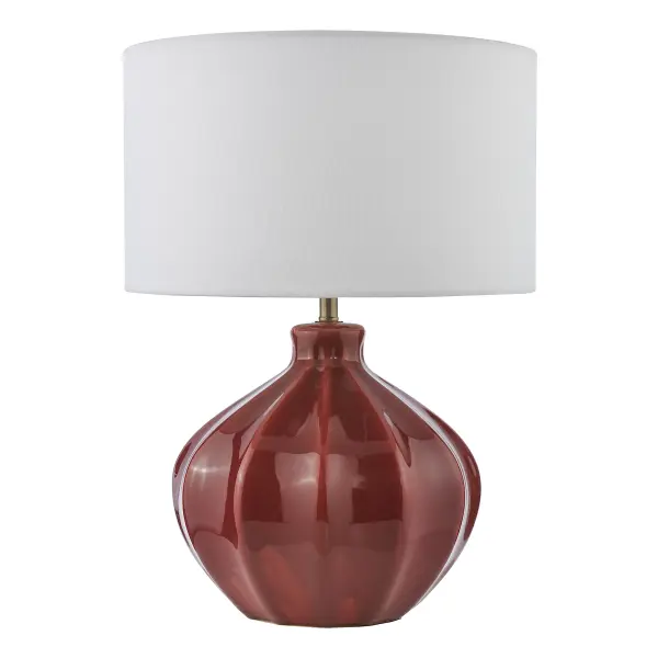 Amrita Red Base Only Table Lamp