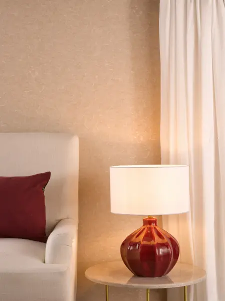 Amrita Red Base Only Table Lamp