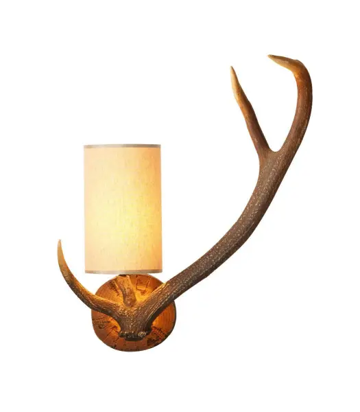 Antler Rustic Right Hand Highland Wall Light