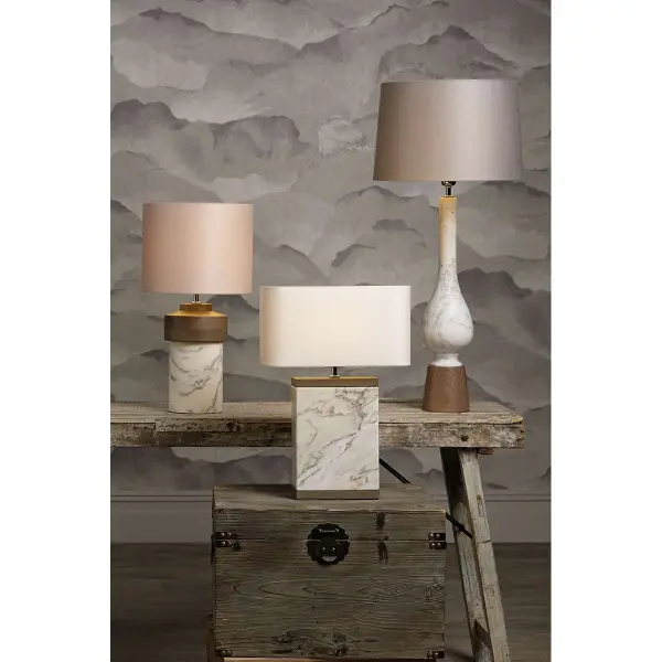Apache Marble Table Lamp