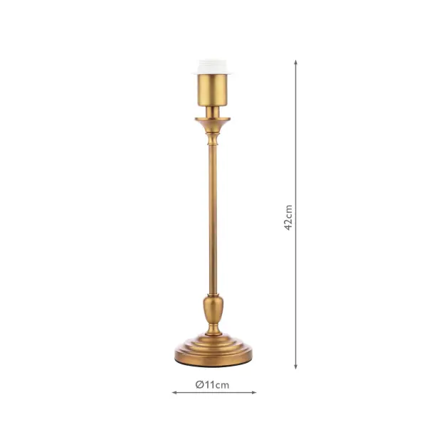 Belsay Hall Base Only Bronze Table Lamp