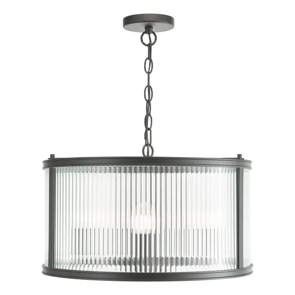 Bianka 3 Light Pendant in Matt Black