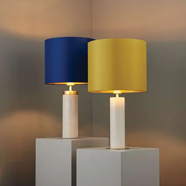 Blanca Marble & Brass Table Lamp