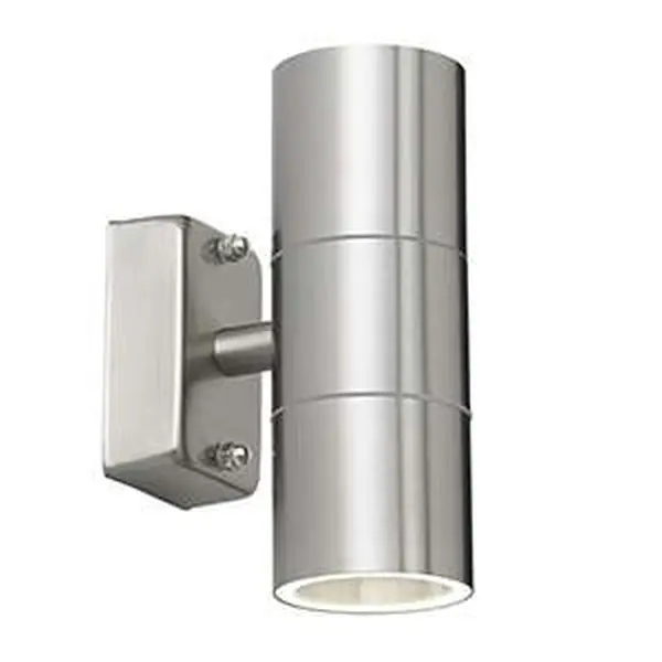 Canon Up & Down Stainless Steel Wall Light IP44