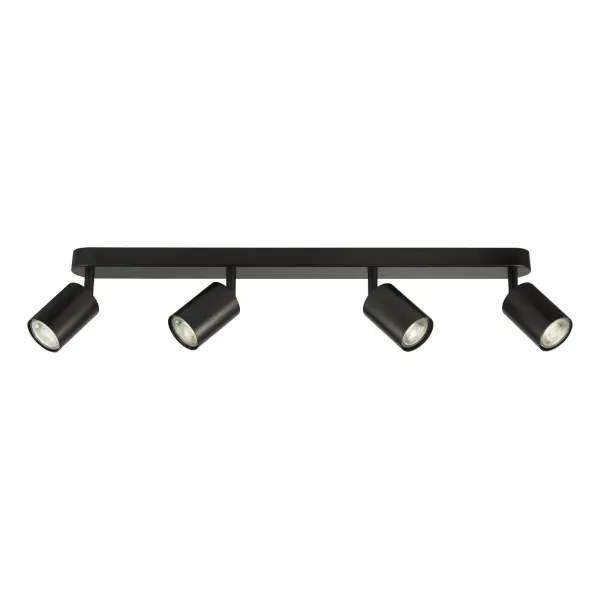 Cawley 4 Light Matt Black Spotlight Bar