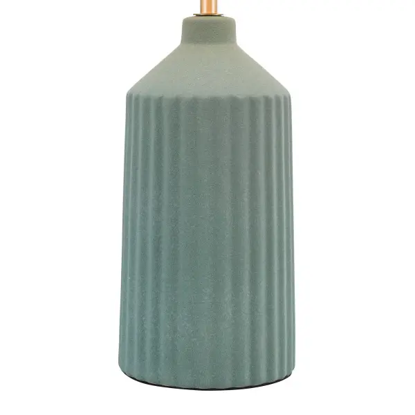Chloris Large Green Table Lamp C/W Shade