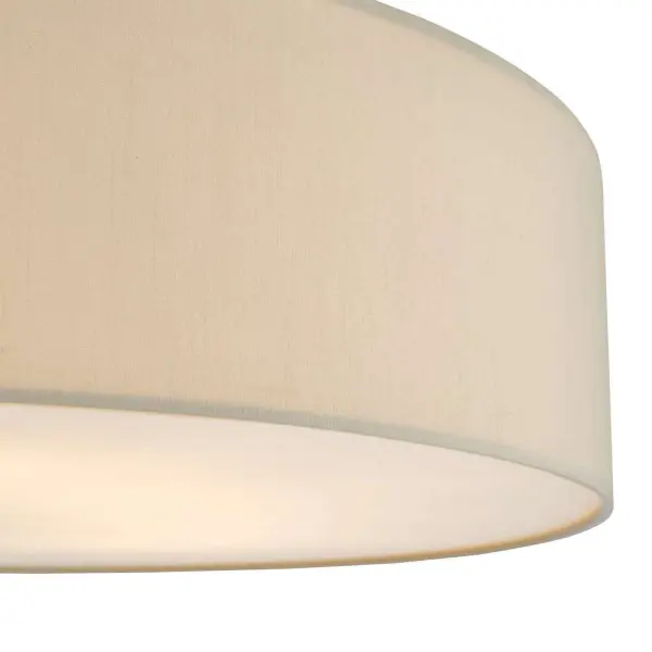 Cierro 6 Light Flush Fitting in Taupe