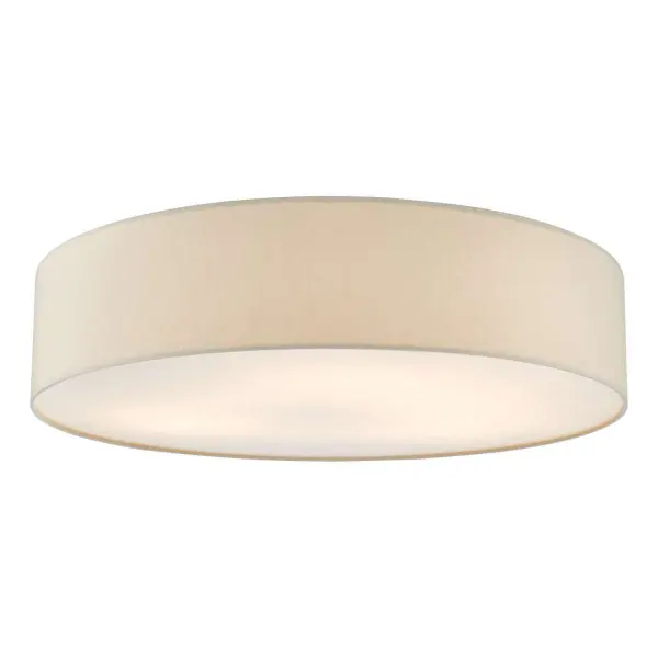 Cierro 6 Light Flush Fitting in Taupe