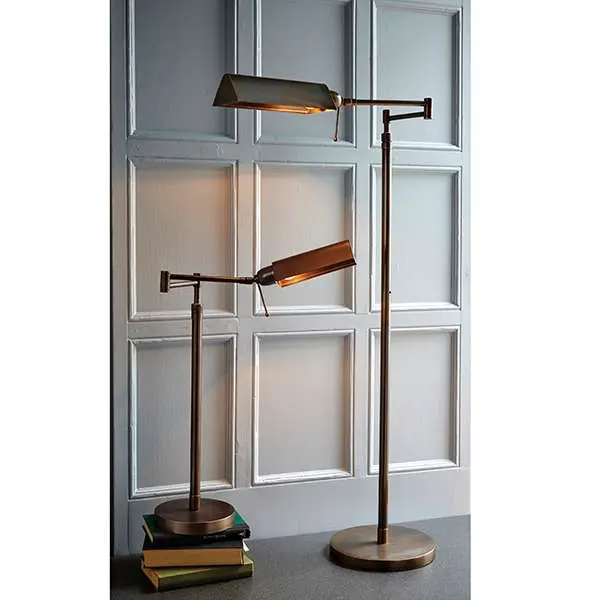 Clarendon Brass Floor Lamp