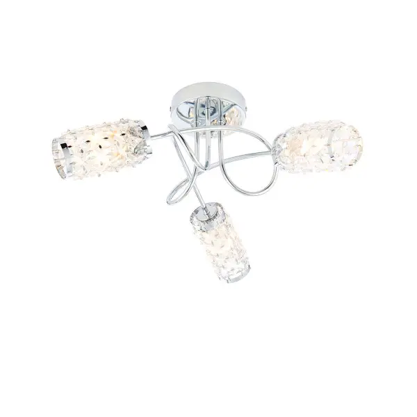 Colby 3 Light Semi Flush IP44 18W
