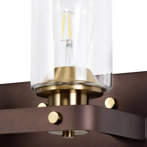 Derryclare Double Bronze Wall Light