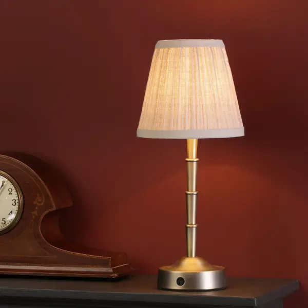 Didina Natural Linen Drum Shade 15cm