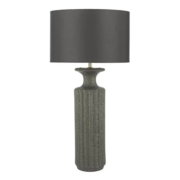 Dugan Black Table Lamp C/W Shade