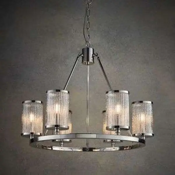 Easton 6lt Pendant in Nickel