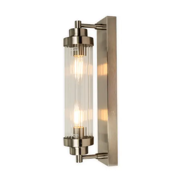 Edith Satin Chrome Bathroom Wall Light