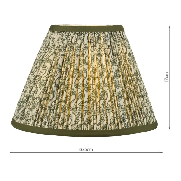 Esther Green 250mm Cotton Empire Shade