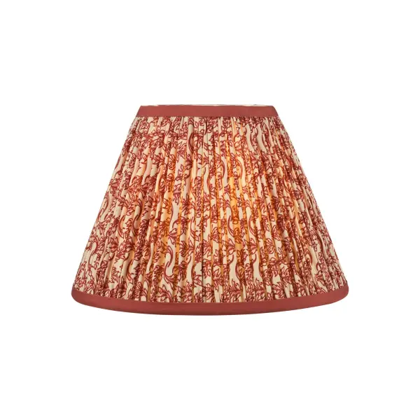 Esther Red 250mm Cotton Empire Shade