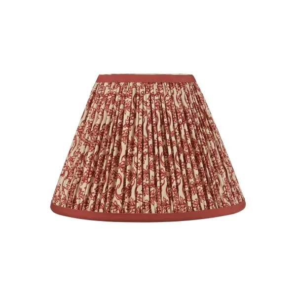 Esther Red 250mm Cotton Empire Shade