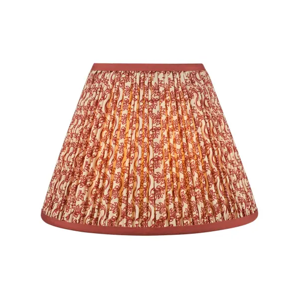 Esther Red 300mm Cotton Empire Shade