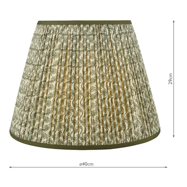 Esther Green 400mm Cotton Empire Shade