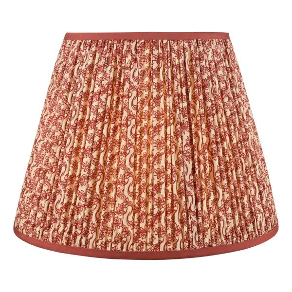 Esther Red 400mm Cotton Empire Shade