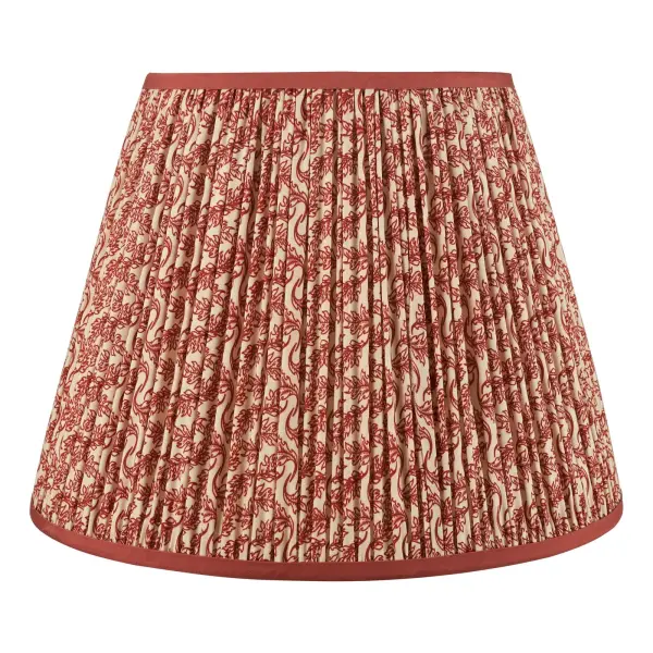 Esther Red 400mm Cotton Empire Shade