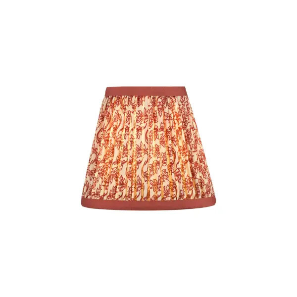 Esther Red 150mm Cotton Empire Shade