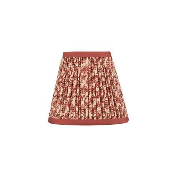 Esther Red 150mm Cotton Empire Shade