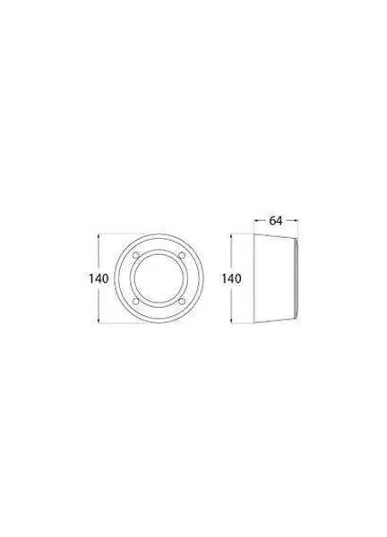 Extra Leti 100 Round Grey