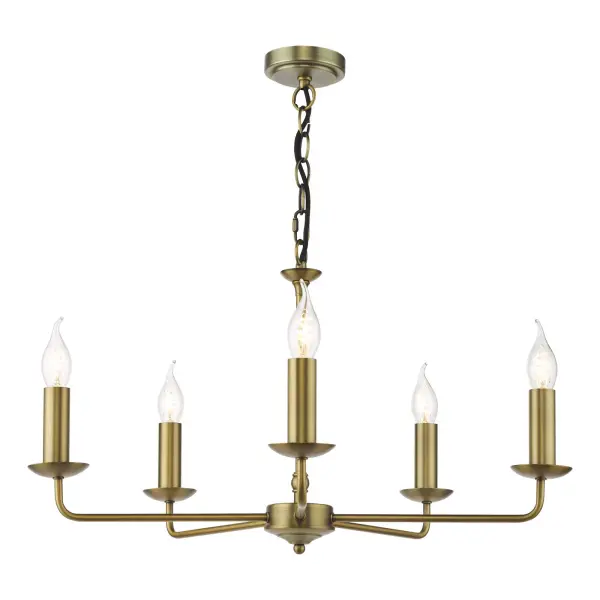 Favian 5 Light Matt Bronze Pendant