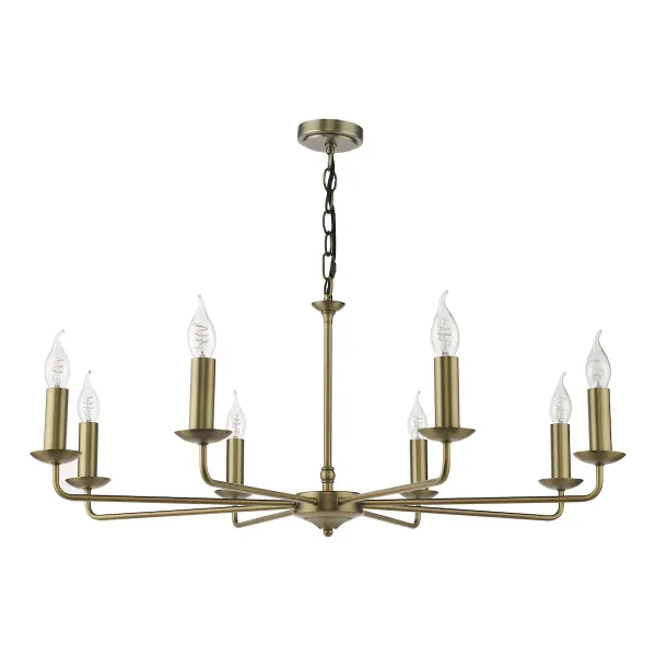 Favian 8 Light Matt Bronze Pendant