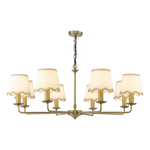 Favian 8 Light Matt Bronze Pendant