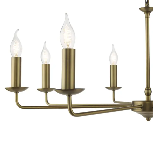 Favian 8 Light Matt Bronze Pendant