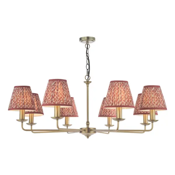 Favian 8 Light Matt Bronze Pendant