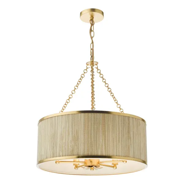 Fenella 5 Light Gold Pendant