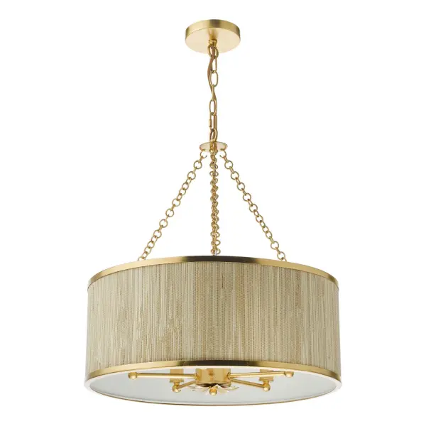 Fenella 5 Light Gold Pendant