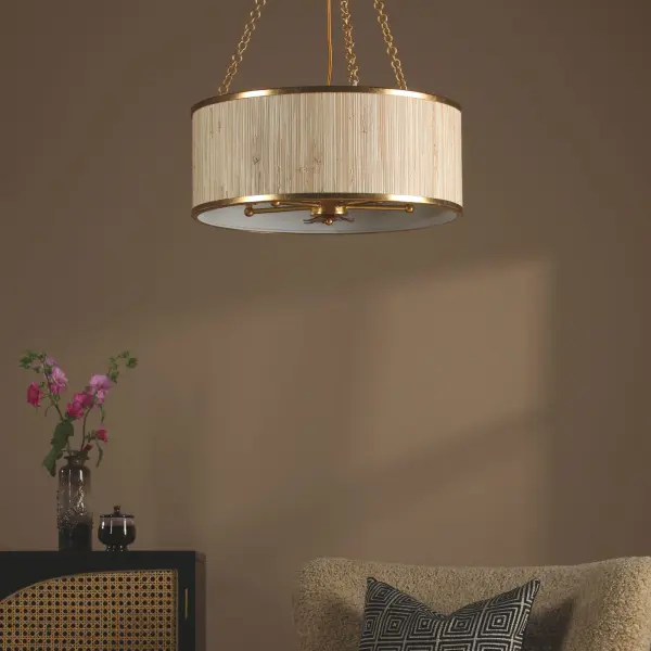 Fenella 5 Light Gold Pendant