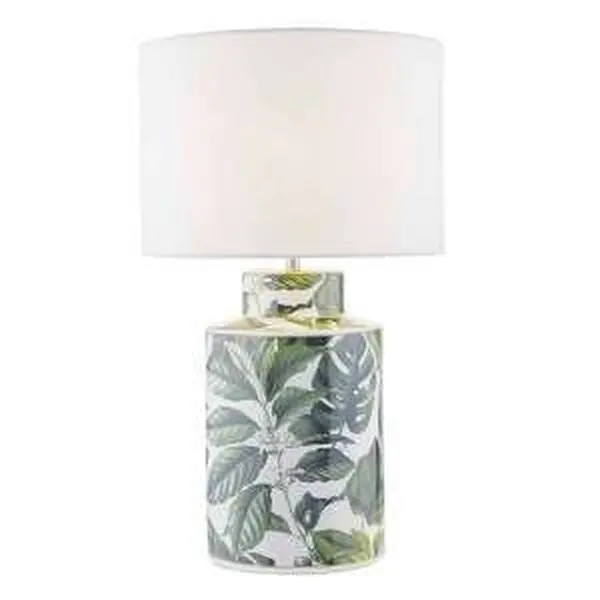 Filip Table Lamp Green Leaf Base Only