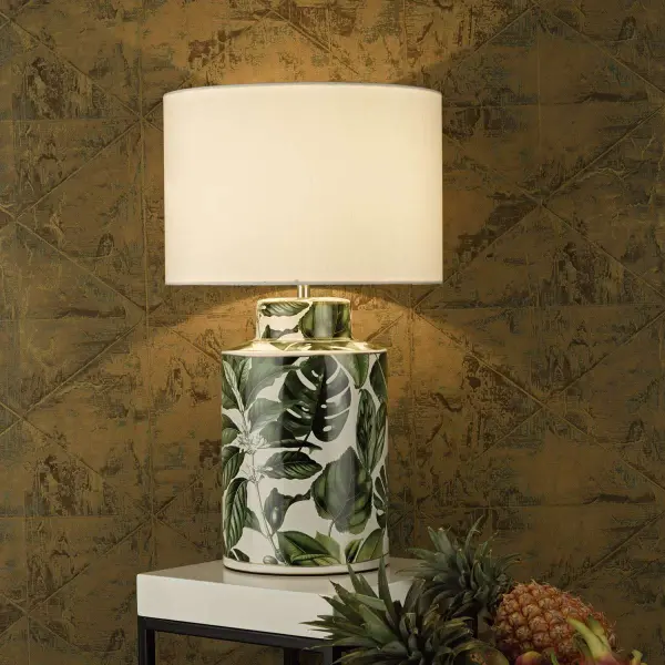 Filip Table Lamp Green Leaf Base Only