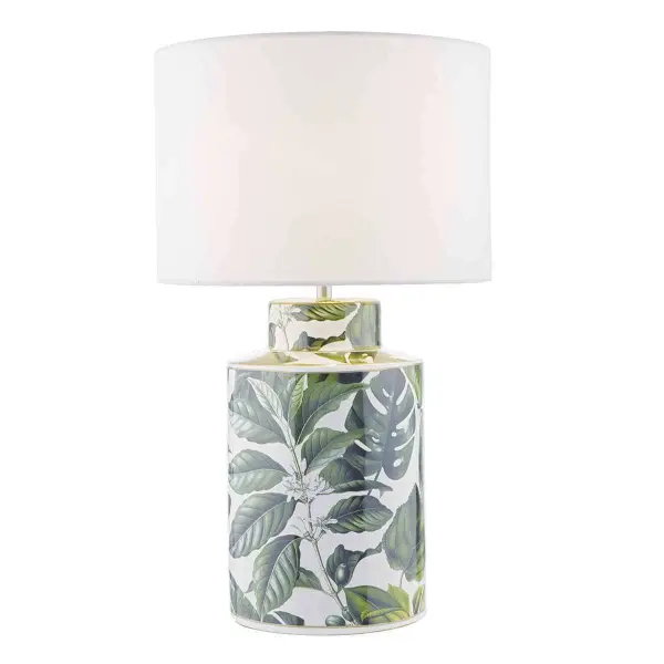 Filip Table Lamp Green Leaf Base Only