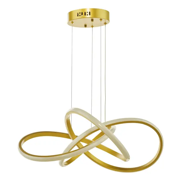 Fusion Satin Gold CCT LED Pendant