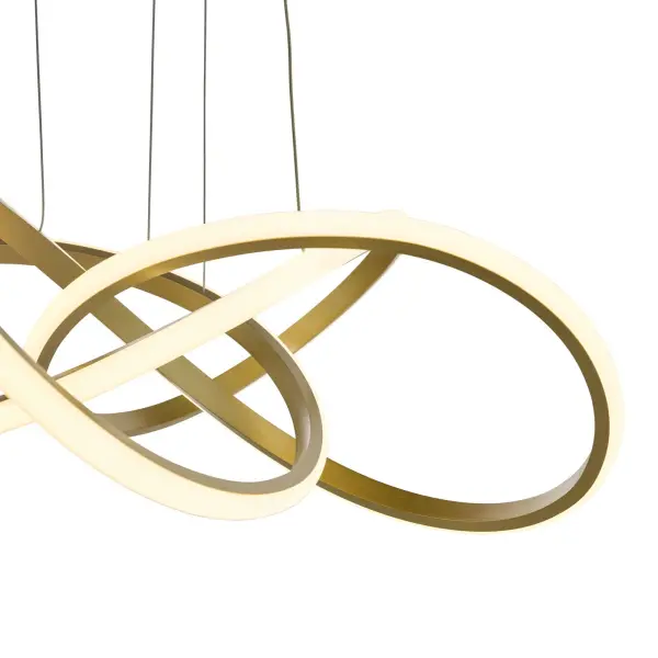 Fusion Satin Gold CCT LED Pendant