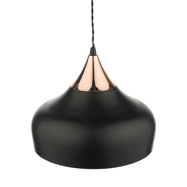 Gaucho Small Black & Copper Pendant